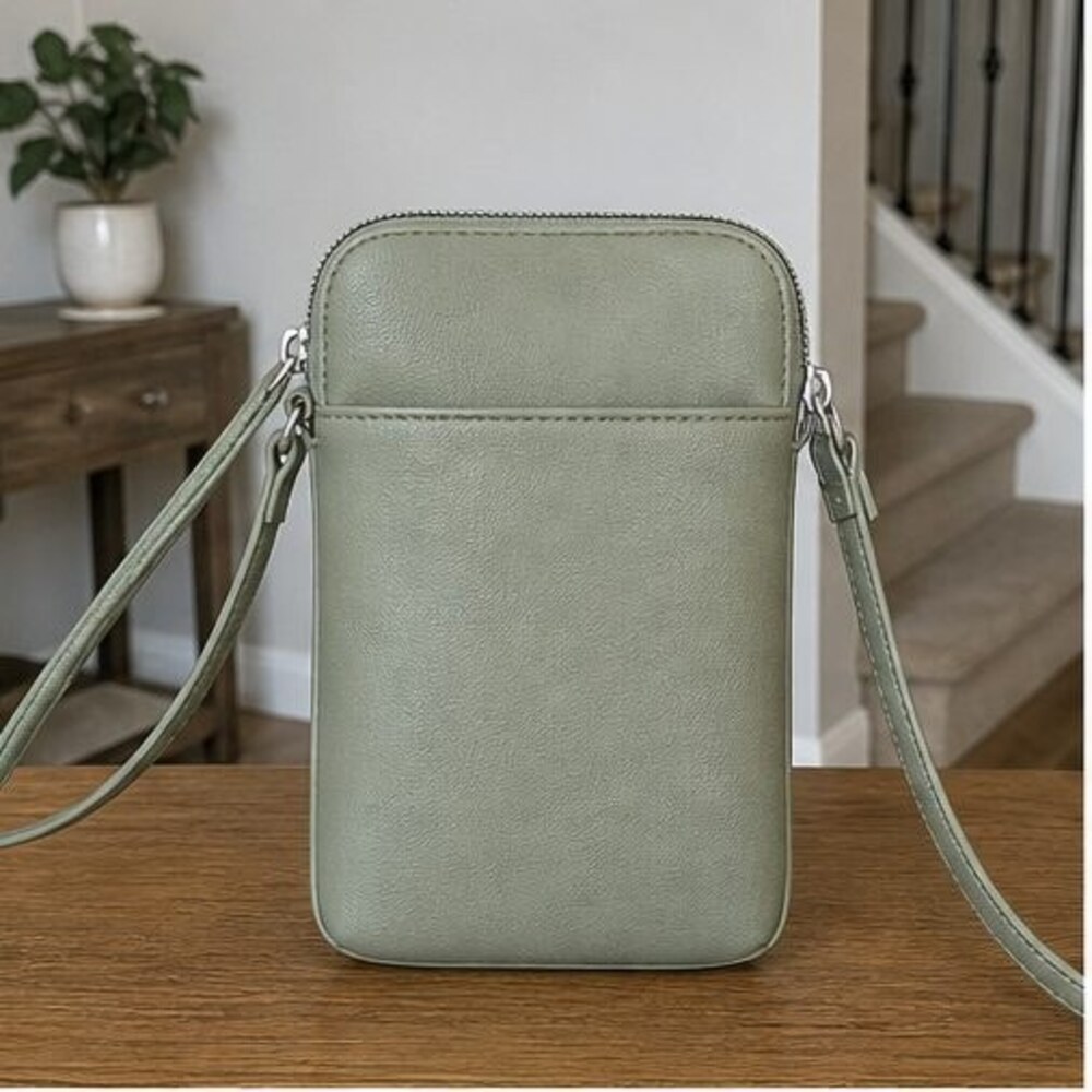 Cream Nylon Crossbody Bag